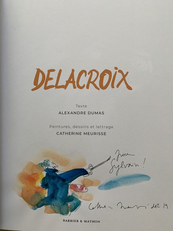 Delacroix by Catherine Meurisse - Sketch