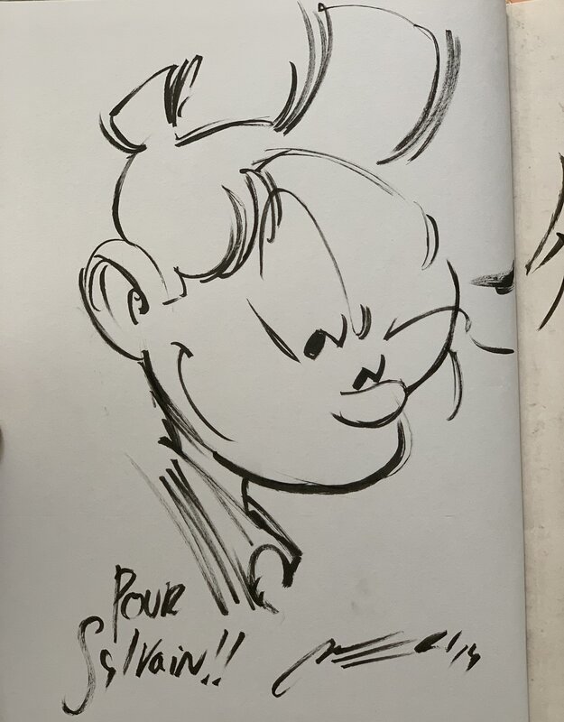 Spirou by Jose Luis Munuera - Sketch