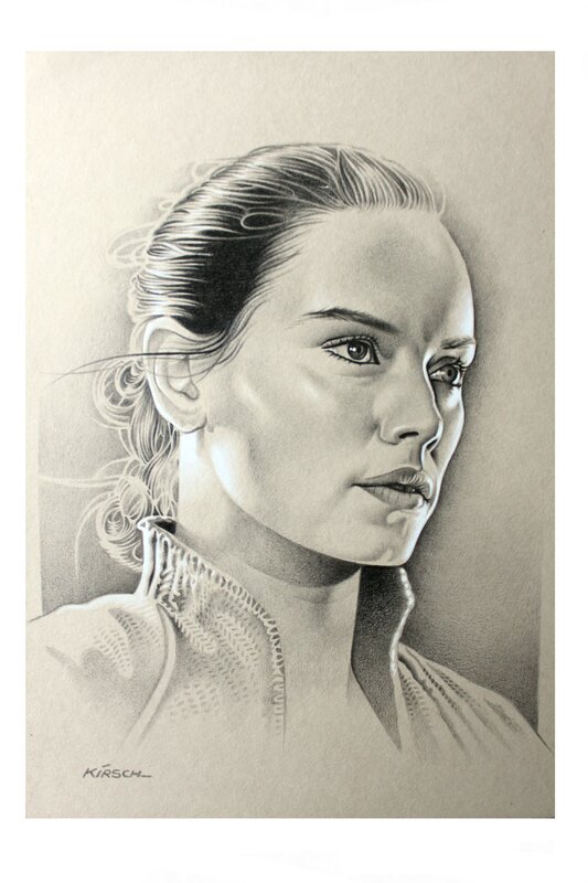 Rey Skywalker par Philippe Kirsch - Illustration originale