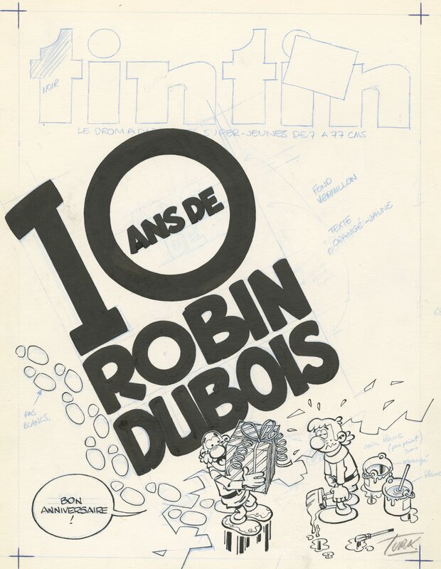 Turk, Bob De Groot, Robin Dubois - 10 ans - Original Cover