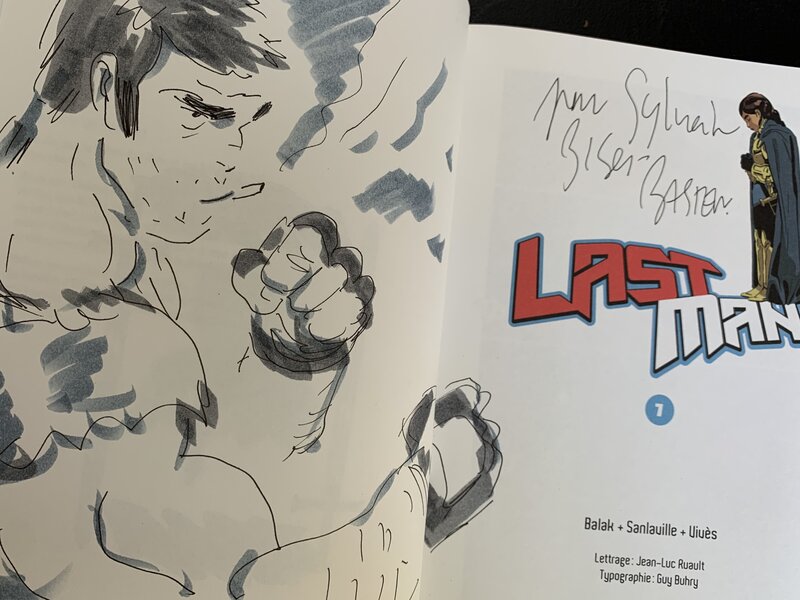 Lastman par Bastien Vivès - Dédicace