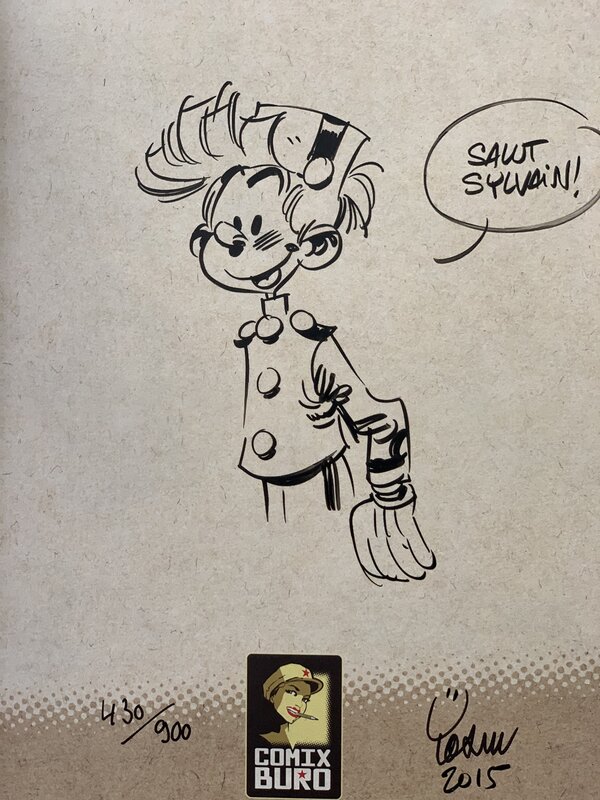 Spirou by Yoann - Sketch