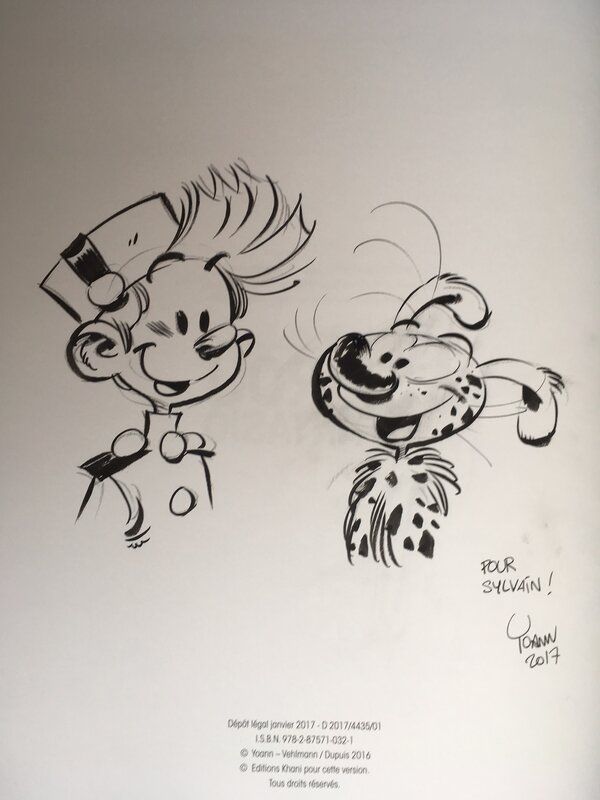 Yoann, Spirou et le marsupilami - Dédicace