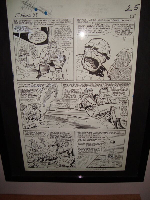 The FANTASTIC FOUR par Jack Kirby, Chic Stone, Stan Lee - Planche originale