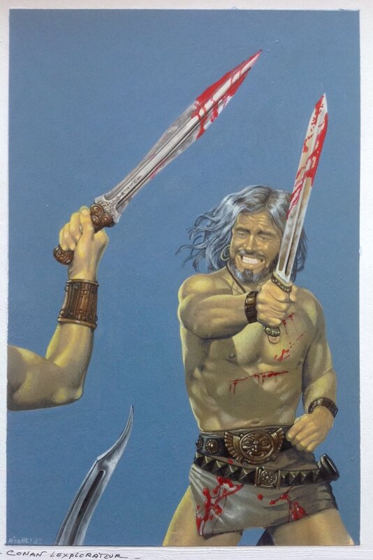 En vente - Nicollet Conan L'Explorateur , Couverture Originale Titres SF 65 . - Couverture originale