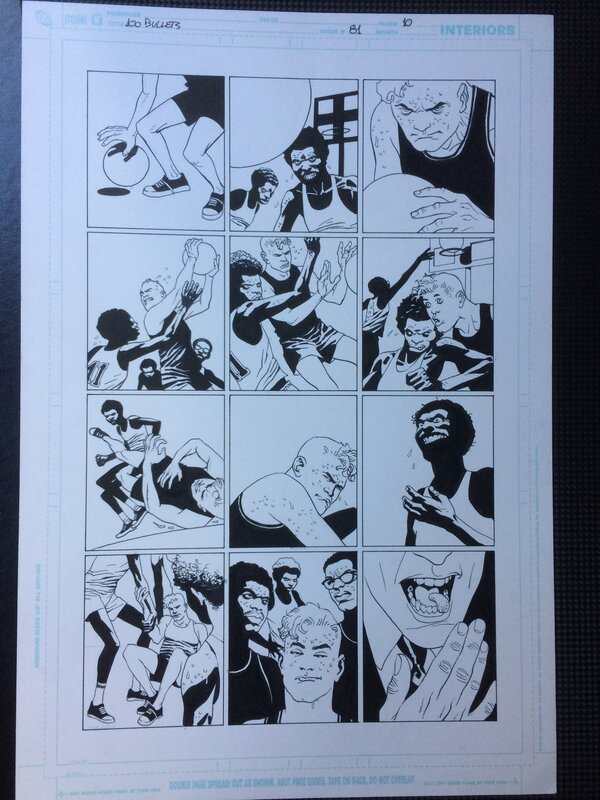 Eduardo Risso, 100 Bullets #81 pg10 - Comic Strip