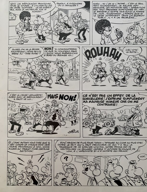 Greg, Achille Talon et le coquin de sort - Comic Strip