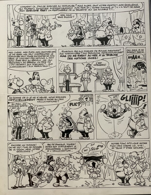 Greg, Achille Talon et le coquin de sort - Comic Strip