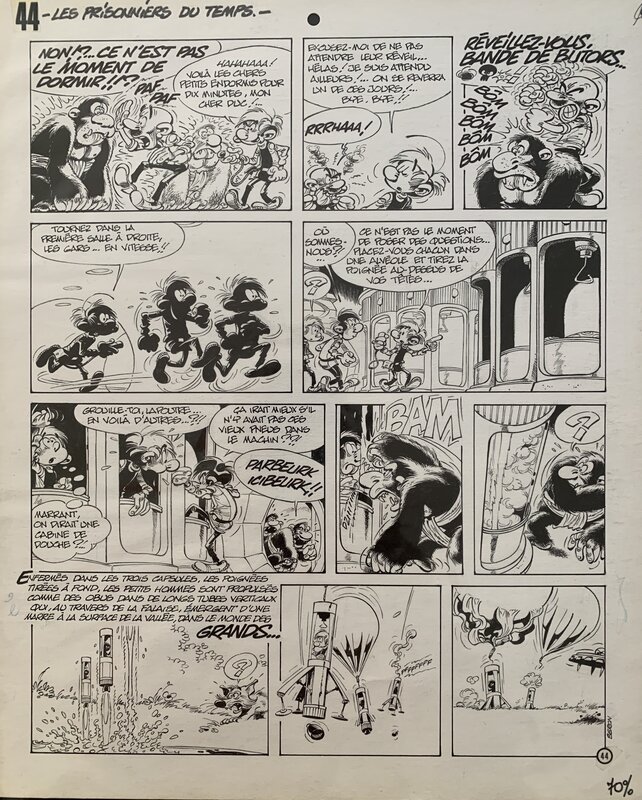 Pierre Seron, Les prisonniers du temps Les petits hommes - Comic Strip