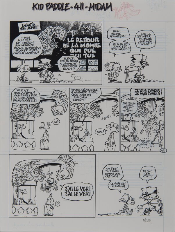 Midam, Kid Paddle - gag n°411 - Comic Strip