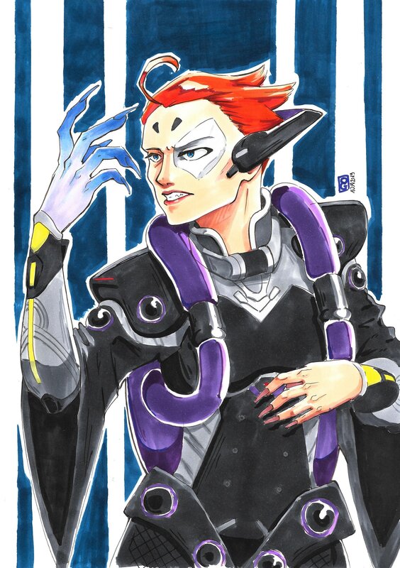 Moira (Overwatch) par Olha - Illustration originale