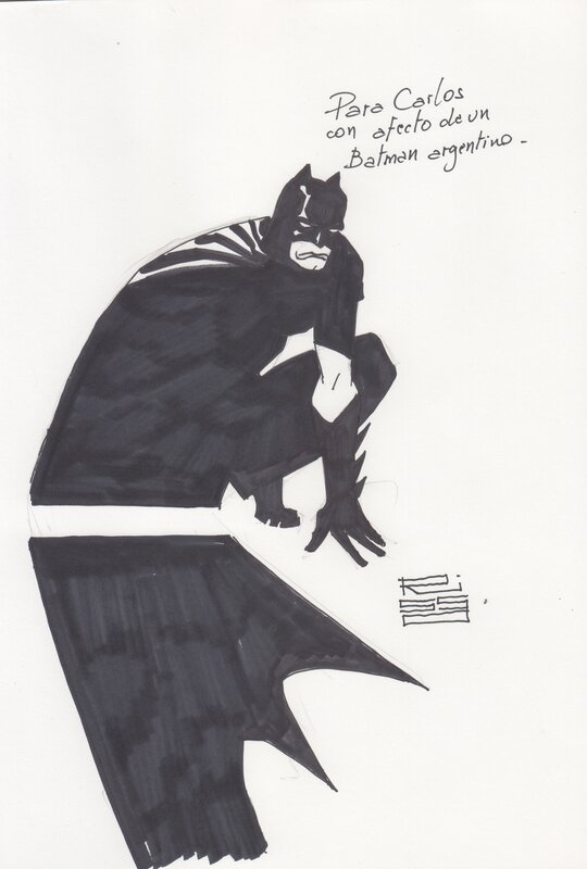 Batman par Eduardo Risso - Dédicace
