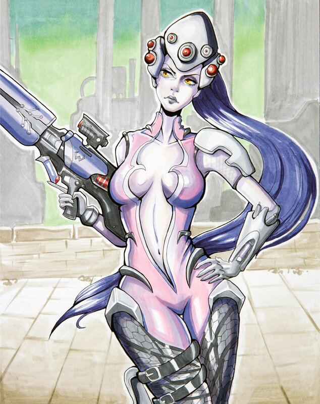 Tofusenshi, Widowmaker (Overwatch) - Illustration originale