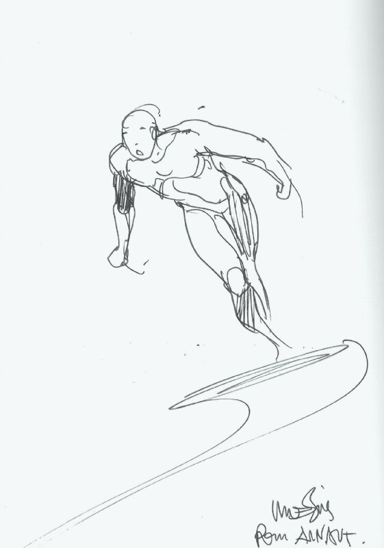 Silver Surfer - Moebius - Planche originale