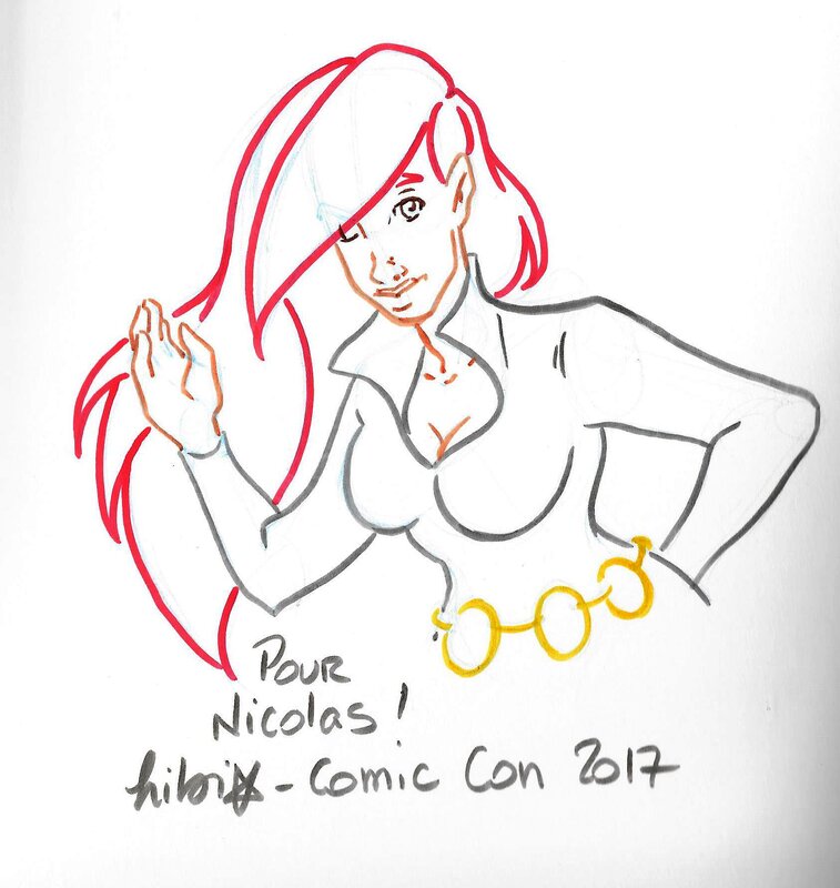 Black Widow par Hibi - Dédicace