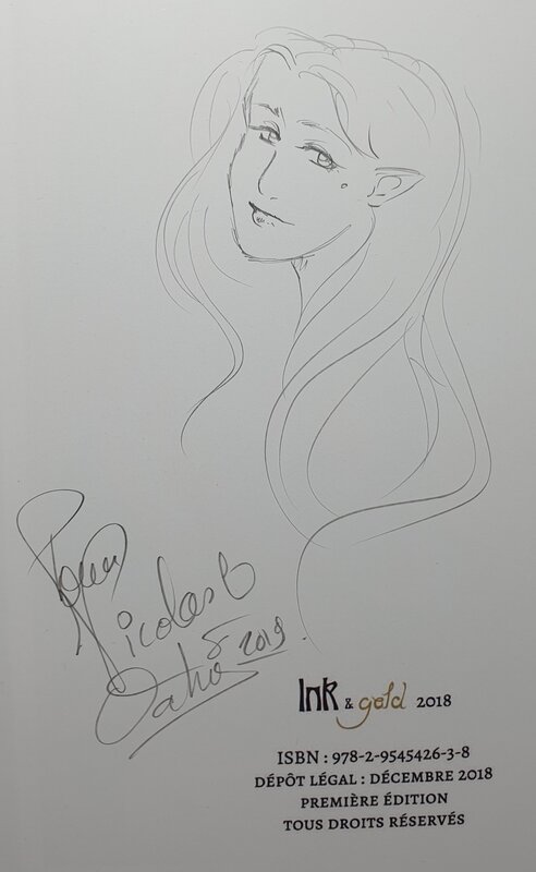 Femme elfe by Jahyra - Sketch