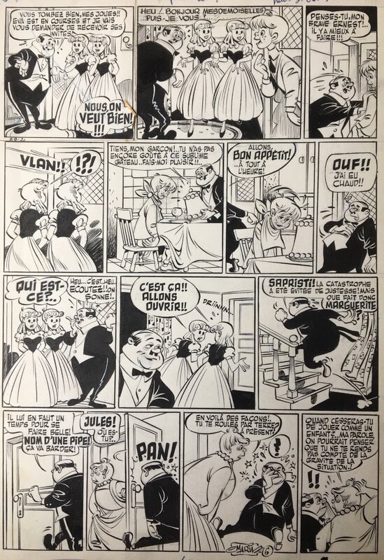 Claude Marin, Eva et le cousin Ernest - Comic Strip