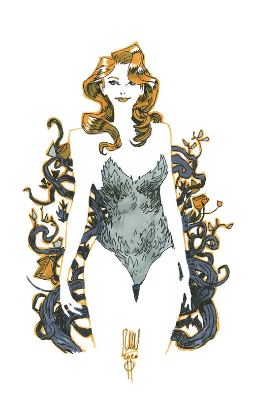 Poison Ivy par Roberto Ricci - Illustration originale
