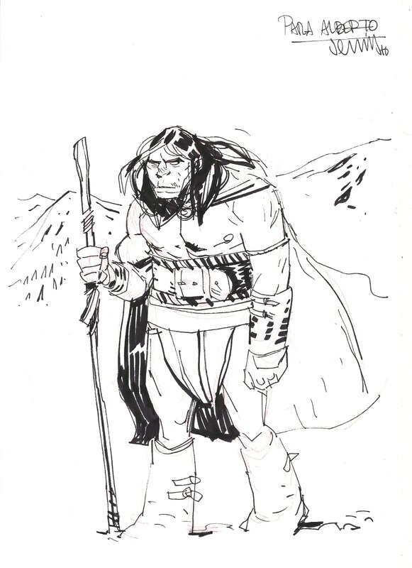 Barbarian by Jesús Alonso Iglesias - Original Illustration