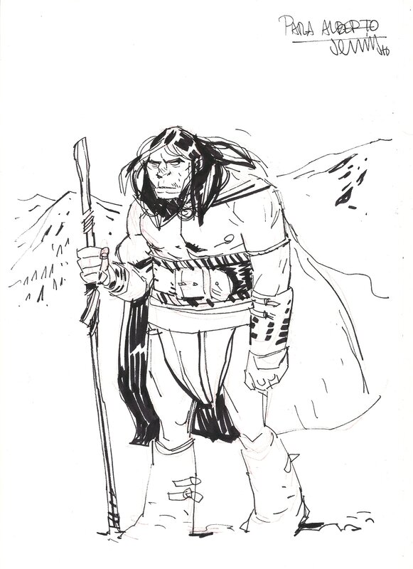Barbarian par Jesús Alonso Iglesias - Illustration originale