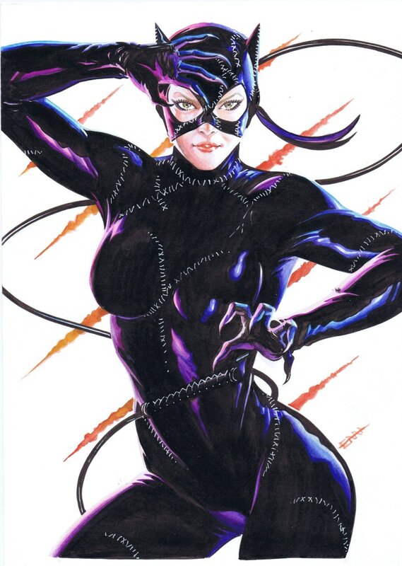 Catwoman par Novaes - Original Illustration