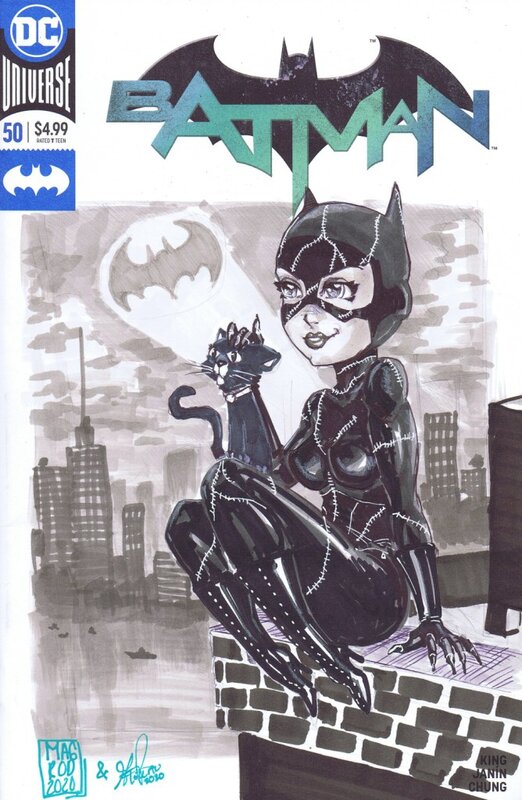 Magda Rodriguez, Mr Epul, Catwoman par Rodriguez - Original Illustration