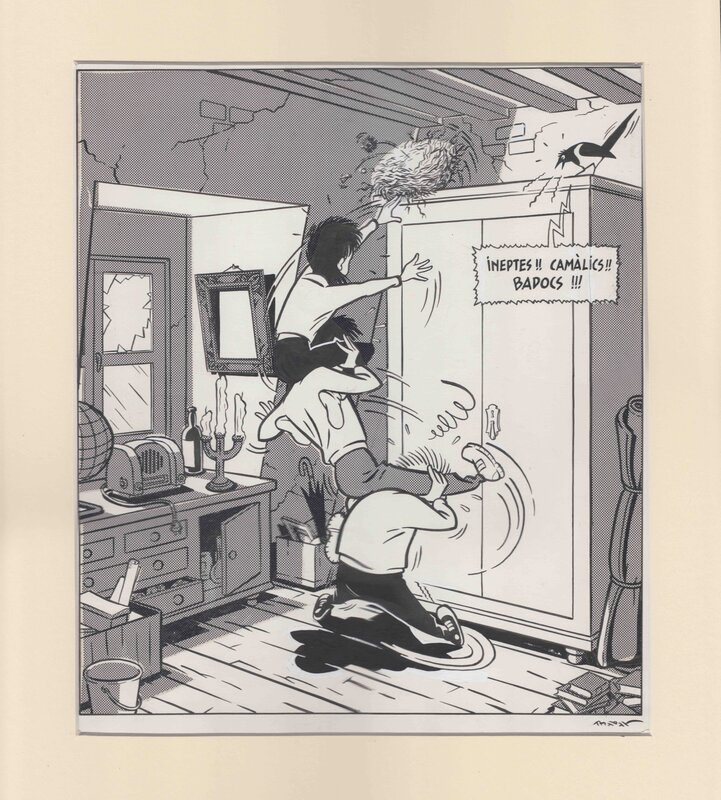 Le nid de la pie by Max - Original Illustration
