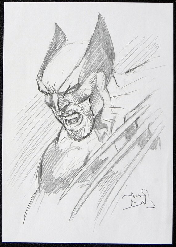 Dédica Alan Davis - Sketch