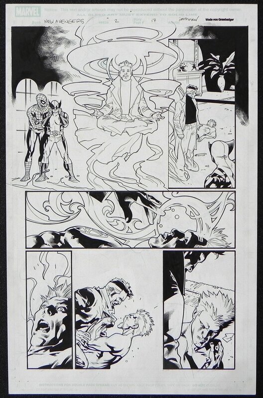 Stuart Immonen, Wade Von Grawbadger, New avengers #2 p.17 - Comic Strip