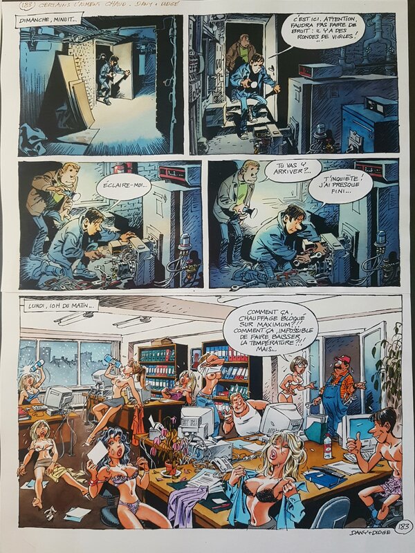 En vente - Dany fripon - Planche originale