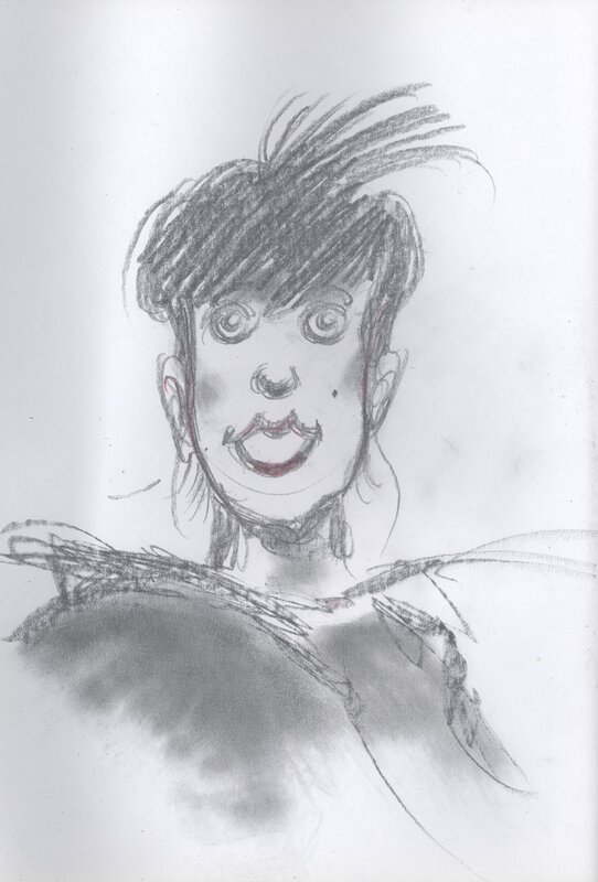Benn, Portrait de Valentine Pitié - Intégrale - Dédicace - Sketch