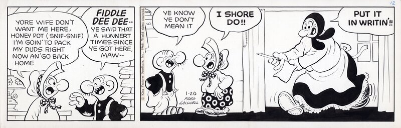 Barney Google & Snuffy Smith by Fred Lasswell - Comic Strip