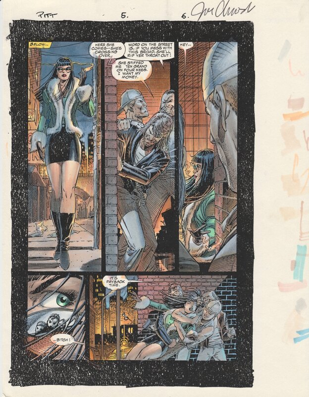 The Pitt 5 page 6 by Joe Chiodo - Color guide