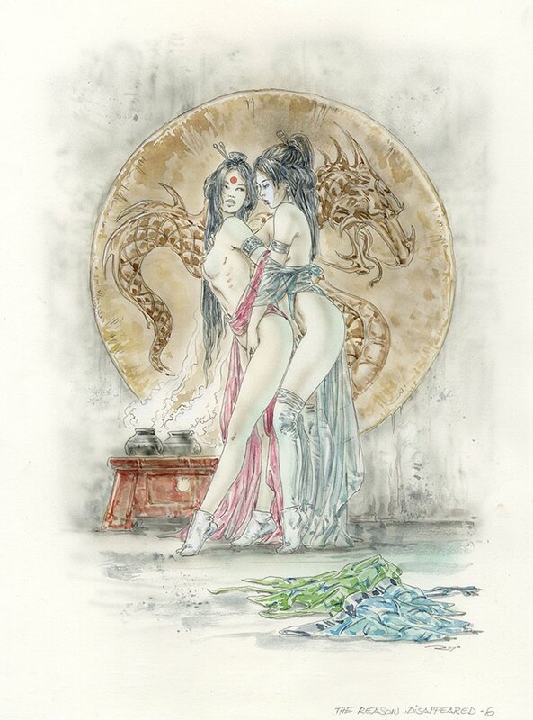 Luis Royo, The Reason Disappeared 6 - Illustration originale