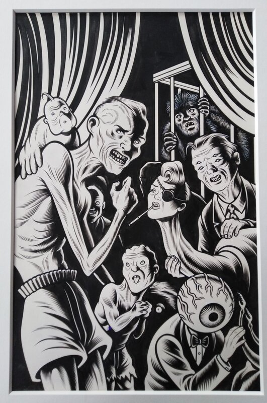 Freak Show par Charles Burns - Planche originale