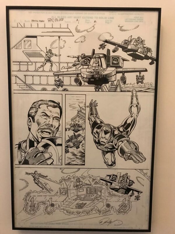 Iron man by Bob Leyton - Comic Strip