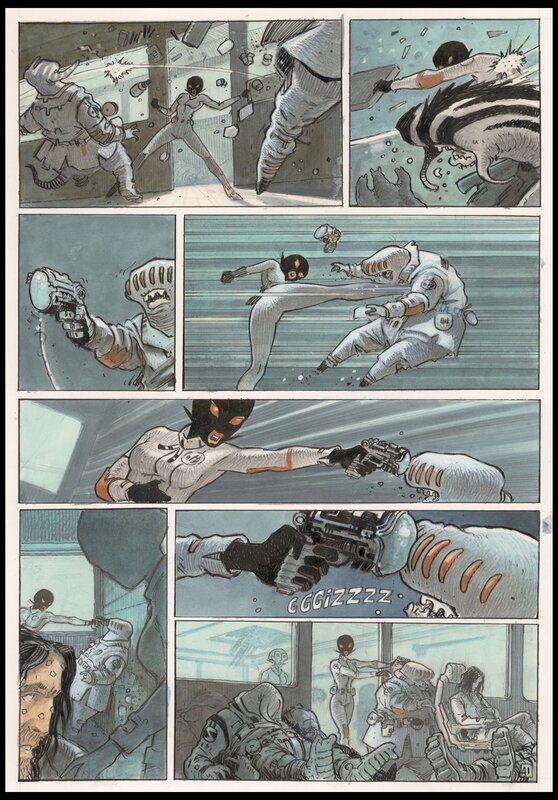 Serge Pellé, Sylvain Runberg, 2012 - Orbital - Tome 5 - Planche 41 - Planche originale