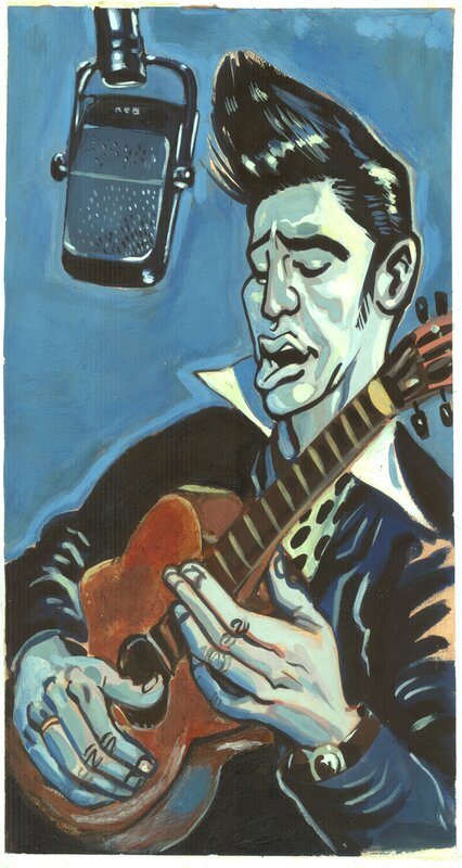 Rockabilly by Toni Radev - Original Illustration