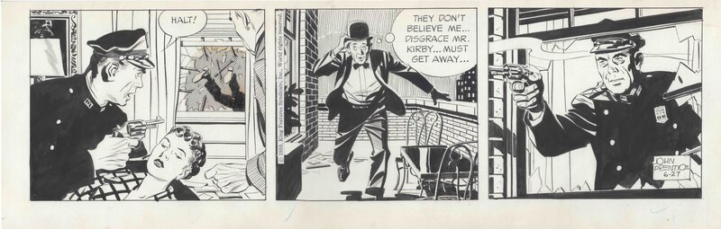 John Prentice, Alex Raymond, Rib Kirby daily strip 27.06.1959 - Comic Strip
