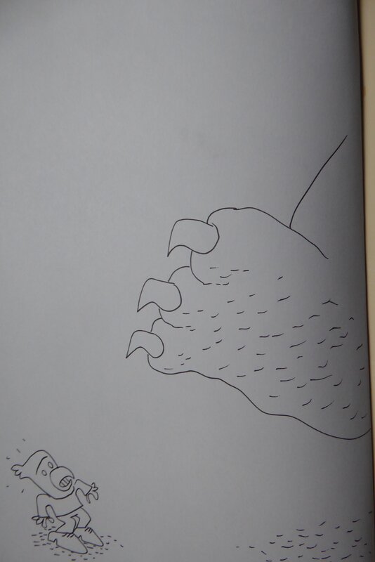 Lewis Trondheim, Monstrueux dinosaure - Sketch