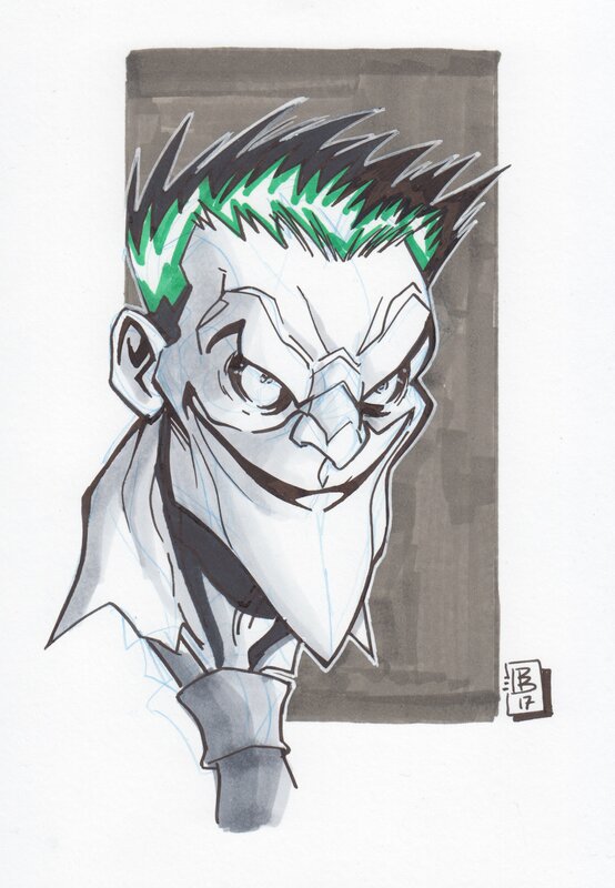 Joker par David Baldeón - Dédicace