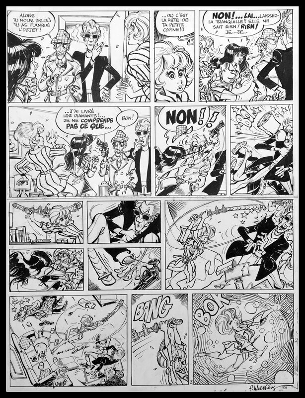 François Walthéry, Etienne Borgers, Natacha - La Mémoire de Métal - Comic Strip
