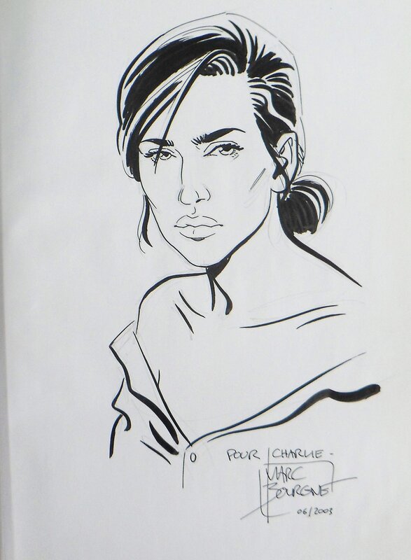 Gillian Buchinsky by Marc Bourgne - Sketch