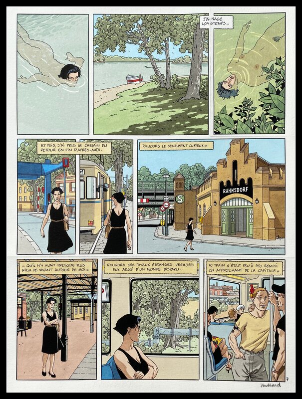 André Juillard, Pierre Christin, Le long voyage de Léna - Comic Strip