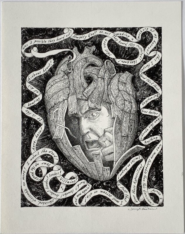 Jeremy Bastian - The Tell-Tale Heart - Original art
