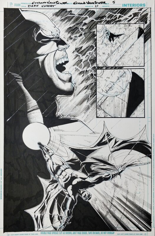 Ethan Van Sciver, Batman The Dark Knight - Comic Strip