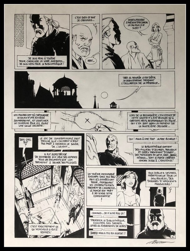 Alex Alice, Xavier Dorison, Troisième Testament T2 - Planche originale