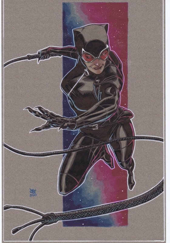 Catwoman par Moss - Illustration originale