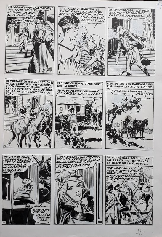 Christian Gaty, Marijac, La chasseresse du roi - Comic Strip