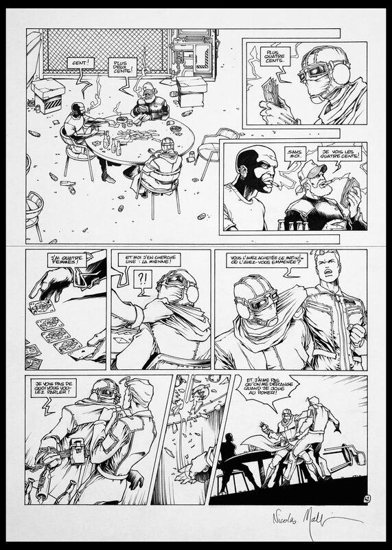 Nicolas Malfin, Daniel Pecqueur, 1997 - Golden City - Tome 1: Planche 42 - Comic Strip